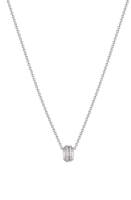 Piaget Possession 系列白K金墜鍊,208,000元。